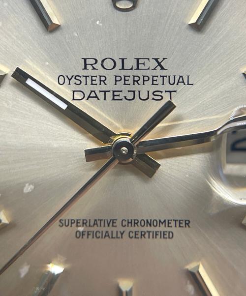 ROLEX（ロレックス）ROLEX (ロレックス) DATE JUST デイトジャスト コンビ Ref.16013 シャンパン文字盤 サイズ:36mm/19cmの古着・服飾アイテム