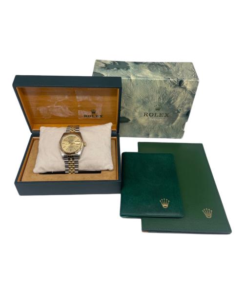 ROLEX（ロレックス）ROLEX (ロレックス) DATE JUST デイトジャスト コンビ Ref.16013 シャンパン文字盤 サイズ:36mm/19cmの古着・服飾アイテム