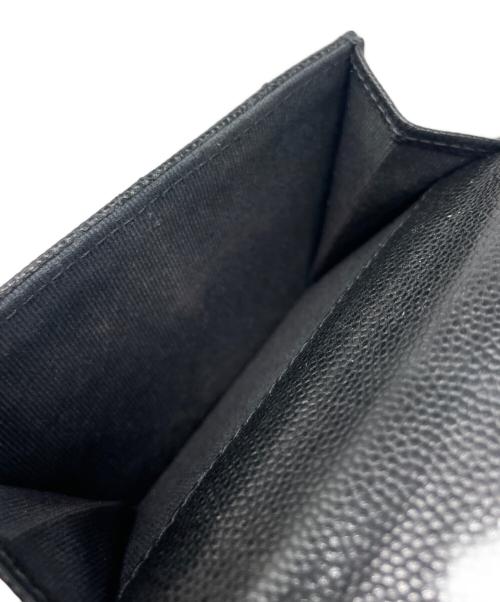 CHANEL（シャネル）CHANEL (シャネル) スモールフラップウォレット ブラックの古着・服飾アイテム
