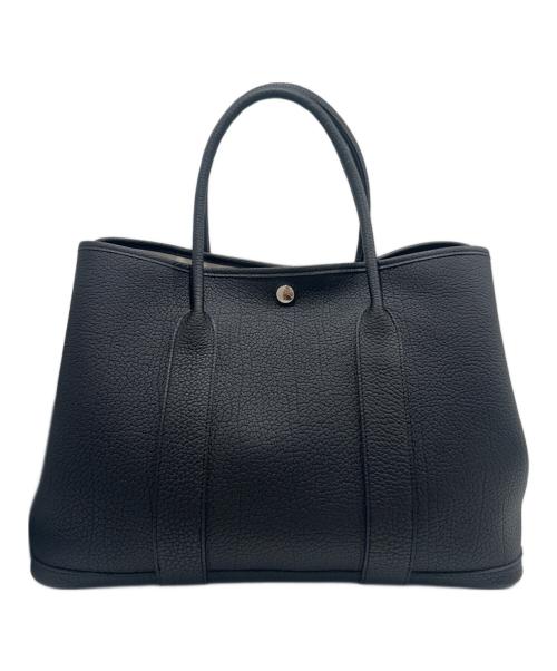 HERMES（エルメス）HERMES (エルメス) ガーデンパーティー PM/Garden-PartyPM/シルバー金具/W刻印 ノワール サイズ:PM 未使用品の古着・服飾アイテム