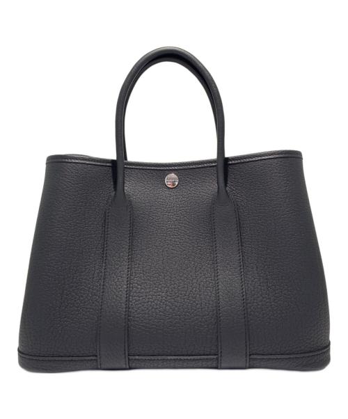 HERMES（エルメス）HERMES (エルメス) ガーデンパーティTPM/Garden party TPM/ハンドバッグ ブラックノワール サイズ:TPMの古着・服飾アイテム