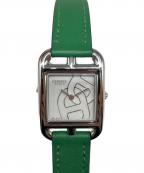 HERMESエルメス）の古着「Cape Cod PM Watch ケープコッドPM Ref:CC1.310 ホワイト文字盤」