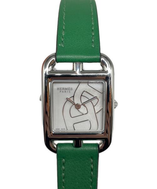 HERMES（エルメス）HERMES (エルメス) Cape Cod PM Watch ケープコッドPM Ref:CC1.310 ホワイト文字盤 サイズ:PMの古着・服飾アイテム