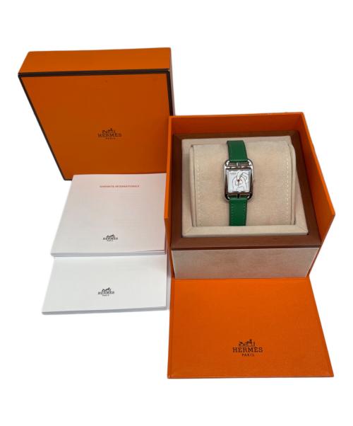 HERMES（エルメス）HERMES (エルメス) Cape Cod PM Watch ケープコッドPM Ref:CC1.310 ホワイト文字盤 サイズ:PMの古着・服飾アイテム