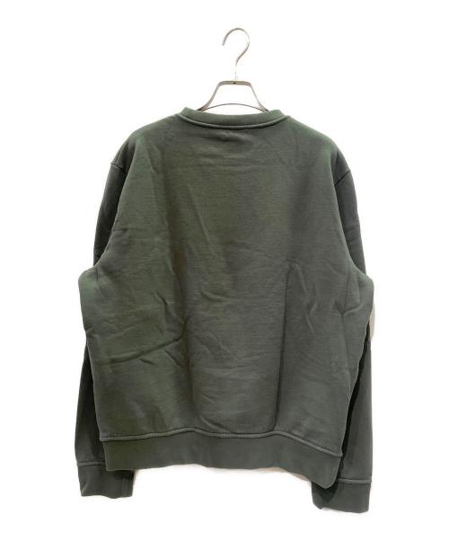 HERMES（エルメス）HERMES (エルメス) ラウンドネックスウェット 《エクスリブリス》 グリーン サイズ:XLの古着・服飾アイテム