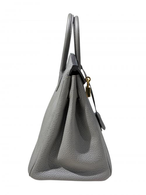 HERMES（エルメス）HERMES (エルメス) Birkin 25 バーキン 25/トゴ/Y刻印：2020年製造/ゴールド金具 グレー系 サイズ:25の古着・服飾アイテム