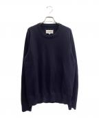 Martin Margiela14マルタンマルジェラ14）の古着「エルボーパッチ ニット」｜ネイビー