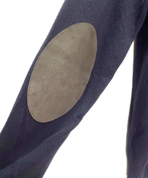Martin Margiela14（マルタンマルジェラ14）Martin Margiela14 (マルタンマルジェラ14) エルボーパッチ ニット ネイビー サイズ:Lの古着・服飾アイテム