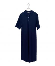 ebure（エブール）の古着「クロシェパーツカノコ ワンピース」｜ネイビー
