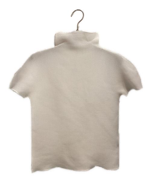 me ISSEY MIYAKE（ミーイッセイ ミヤケ）me ISSEY MIYAKE (ミーイッセイ ミヤケ) プリーツブラウス ホワイト サイズ:FREEの古着・服飾アイテム