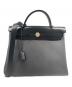 HERMES（エルメス）の古着「エールバッグジップPM/Herbag Zip PM/2wayバッグ」｜グレー×ブラック
