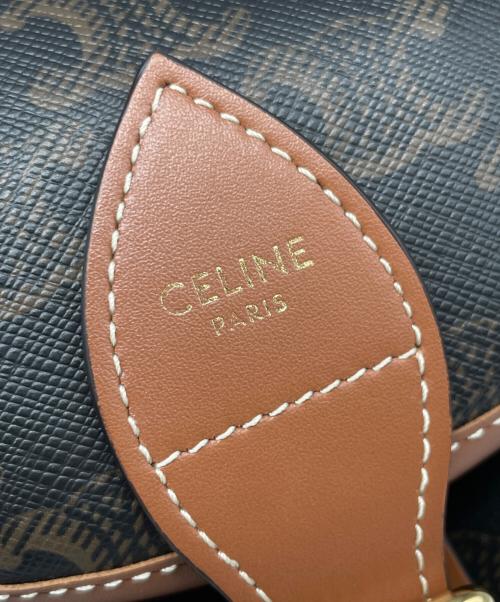 CELINE（セリーヌ）CELINE (セリーヌ) Mini Folco Backpack ミニフォルコバックパック/197662CAS.04LU ブラウンの古着・服飾アイテム