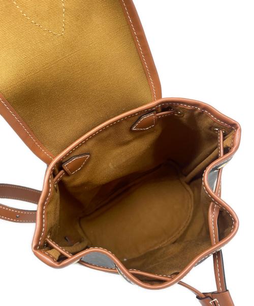 CELINE（セリーヌ）CELINE (セリーヌ) Mini Folco Backpack ミニフォルコバックパック/197662CAS.04LU ブラウンの古着・服飾アイテム