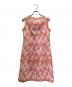 Rene (ルネ) Summer Tweed Dress サマーツイードワンピース オレンジ×ピンク サイズ:34：35000円