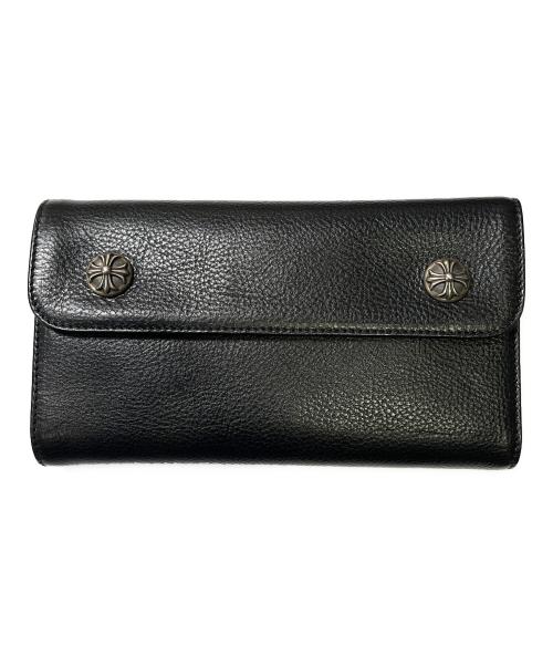 CHROME HEARTS（クロムハーツ）CHROME HEARTS (クロムハーツ) WAVE CROSS BTN ブラック 未使用品の古着・服飾アイテム
