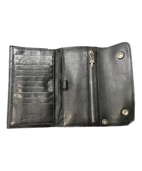 CHROME HEARTS（クロムハーツ）CHROME HEARTS (クロムハーツ) WAVE CROSS BTN ブラック 未使用品の古着・服飾アイテム