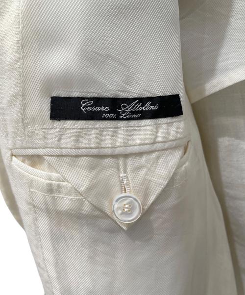 CESARE ATTOLINI（チェザレ・アットリーニ）CESARE ATTOLINI (チェザレ・アットリーニ) リネンジャケット ベージュ サイズ:48の古着・服飾アイテム