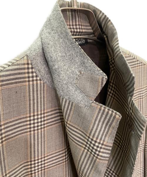 ORAZIO LUCIANO（オラッツィオルチアーノ）ORAZIO LUCIANO (オラッツィオルチアーノ) Cashmere Check Unconstructed Jacket カシミヤチェックアンコンジャケット ベージュ サイズ:52の古着・服飾アイテム