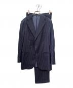 La Vera Sartoria Napoletanaラ ヴェラ サルトリア ナポレターナ）の古着「ストライプ セットアップスーツ」｜ネイビー