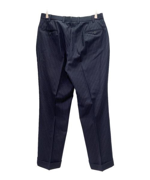 La Vera Sartoria Napoletana（ラ ヴェラ サルトリア ナポレターナ）La Vera Sartoria Napoletana (ラ ヴェラ サルトリア ナポレターナ) ストライプ セットアップスーツ ネイビー サイズ:48の古着・服飾アイテム