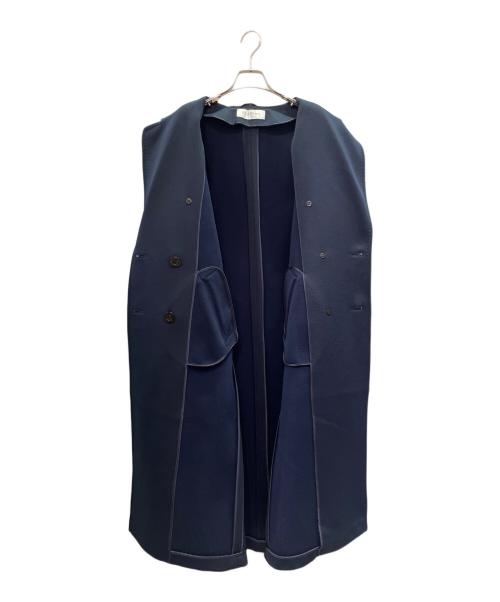 MaxMara（マックスマーラ）MaxMara (マックスマーラ) ブレストコート ネイビー サイズ:42の古着・服飾アイテム