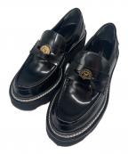 LOUIS VUITTONルイ ヴィトン）の古着「LV Bobur Loafers LV ボブール ローファー/1AGV43」｜ブラック