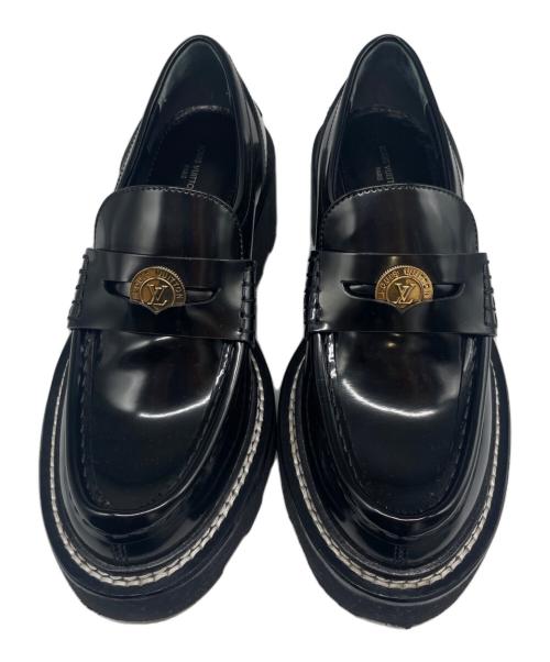 LOUIS VUITTON（ルイ ヴィトン）LOUIS VUITTON (ルイ ヴィトン) LV Bobur Loafers LV ボブール ローファー/1AGV43 ブラック サイズ:36の古着・服飾アイテム