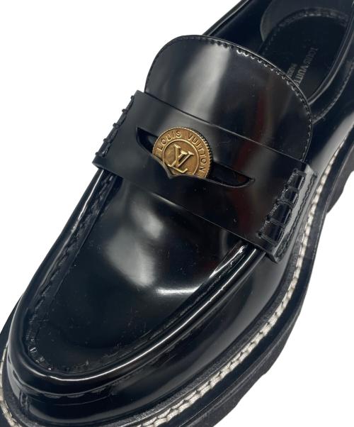 LOUIS VUITTON（ルイ ヴィトン）LOUIS VUITTON (ルイ ヴィトン) LV Bobur Loafers LV ボブール ローファー/1AGV43 ブラック サイズ:36の古着・服飾アイテム