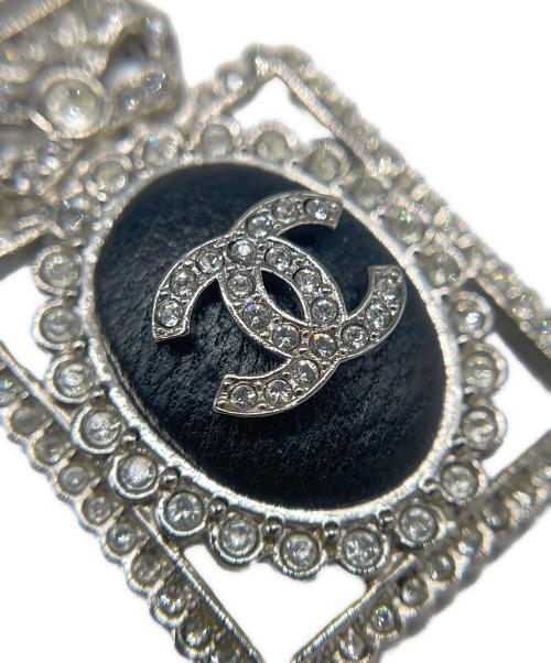 CHANEL（シャネル）CHANEL (シャネル) パフュームモチーフココマークピンブローチ シルバー×ブラックの古着・服飾アイテム