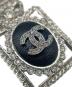 中古・古着 CHANEL (シャネル) パフュームモチーフココマークピンブローチ シルバー×ブラック：70000円