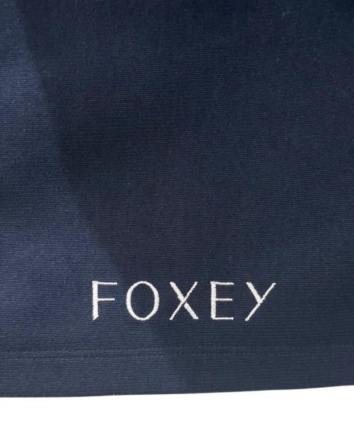 FOXEY NEW YORK SPORTS（フォクシー ニューヨーク スポーツ）FOXEY NEW YORK SPORTS (フォクシー ニューヨーク スポーツ) ショート丈ジップパーカー ネイビー サイズ:38の古着・服飾アイテム