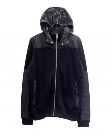 中古・古着通販】PRADA (プラダ) ナイロン切替パーカー ネイビー