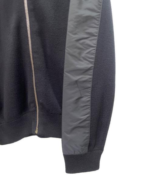 PRADA（プラダ）PRADA (プラダ) ナイロン切替パーカー ネイビー サイズ:50の古着・服飾アイテム