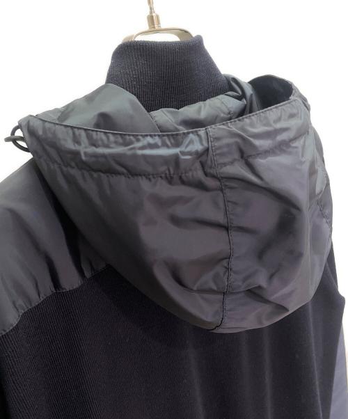 PRADA（プラダ）PRADA (プラダ) ナイロン切替パーカー ネイビー サイズ:50の古着・服飾アイテム