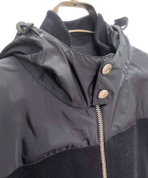 PRADA（プラダ）PRADA (プラダ) ナイロン切替パーカー ネイビー サイズ:50の古着・服飾アイテム