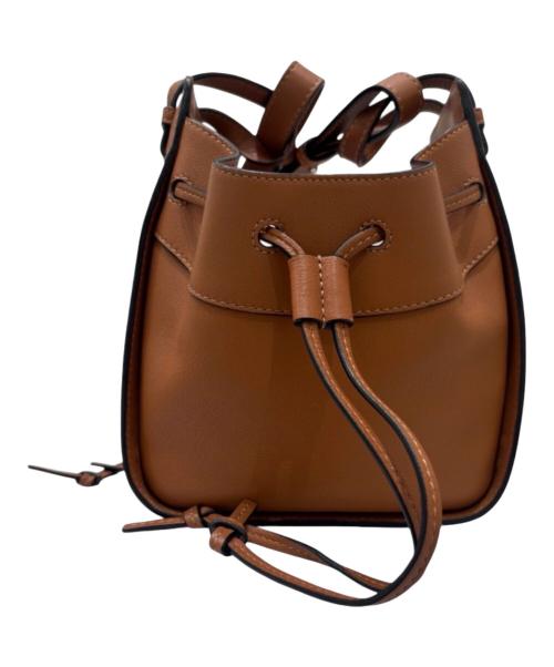 LOEWE（ロエベ）LOEWE (ロエベ) Hammock Drawstring Mini Bag/ハンモック ドローストリングバッグ ミニ ブラウン サイズ:ミニ/MINIの古着・服飾アイテム