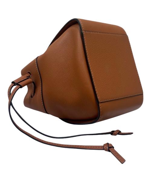 LOEWE（ロエベ）LOEWE (ロエベ) Hammock Drawstring Mini Bag/ハンモック ドローストリングバッグ ミニ ブラウン サイズ:ミニ/MINIの古着・服飾アイテム