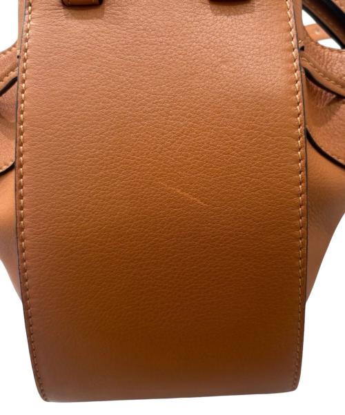 LOEWE（ロエベ）LOEWE (ロエベ) Hammock Drawstring Mini Bag/ハンモック ドローストリングバッグ ミニ ブラウン サイズ:ミニ/MINIの古着・服飾アイテム