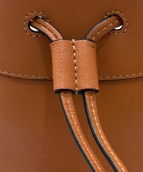 LOEWE（ロエベ）LOEWE (ロエベ) Hammock Drawstring Mini Bag/ハンモック ドローストリングバッグ ミニ ブラウン サイズ:ミニ/MINIの古着・服飾アイテム