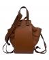 LOEWE（ロエベ）の古着「Hammock Drawstring Mini Bag/ハンモック ドローストリングバッグ ミニ」｜ブラウン