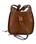 中古・古着 LOEWE (ロエベ) Hammock Drawstring Mini Bag/ハンモック ドローストリングバッグ ミニ ブラウン サイズ:ミニ/MINI：180000円