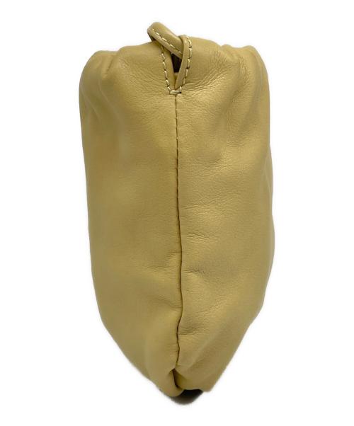 BOTTEGA VENETA（ボッテガベネタ）BOTTEGA VENETA (ボッテガベネタ) Mini Bulb ミニ ザ・バルブ/651905 イエロー サイズ:ミニの古着・服飾アイテム