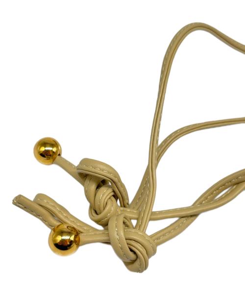 BOTTEGA VENETA（ボッテガベネタ）BOTTEGA VENETA (ボッテガベネタ) Mini Bulb ミニ ザ・バルブ/651905 イエロー サイズ:ミニの古着・服飾アイテム