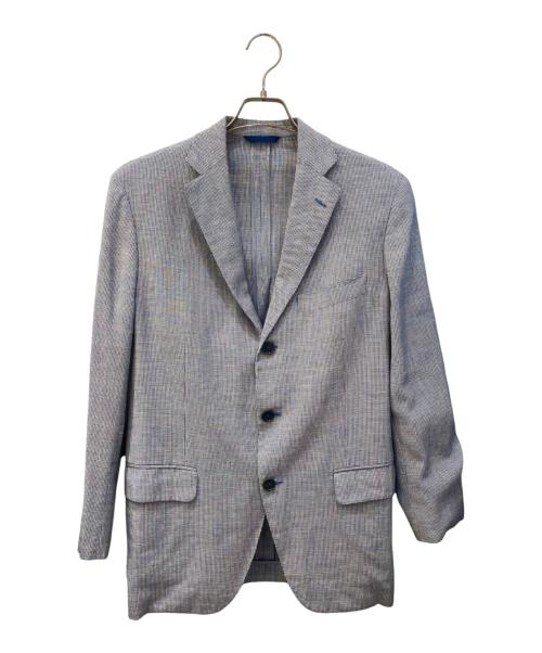 Belvest（ベルヴェスト）Belvest (ベルヴェスト) テーラードジャケット ブルー サイズ:48の古着・服飾アイテム