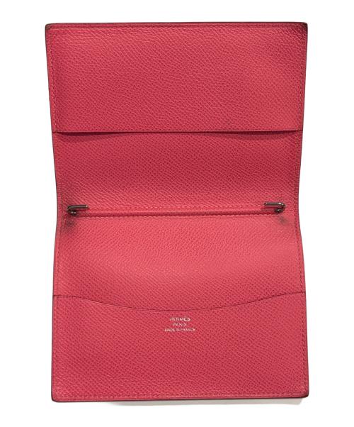 HERMES（エルメス）HERMES (エルメス) アジェンダ ヴィジョン 手帳カバー ヴォーエプソン  ピンクの古着・服飾アイテム
