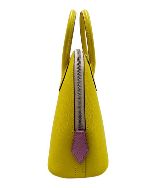 HERMES（エルメス）HERMES (エルメス) Bolide 1923/ボリード1923/25 イエロー×ピンク サイズ:25の古着・服飾アイテム