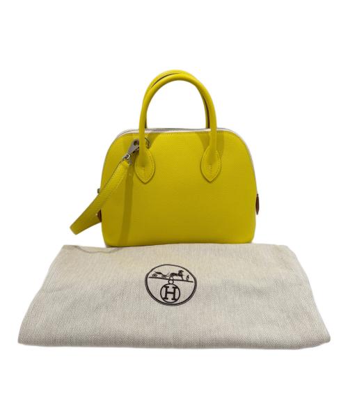 HERMES（エルメス）HERMES (エルメス) Bolide 1923/ボリード1923/25 イエロー×ピンク サイズ:25の古着・服飾アイテム