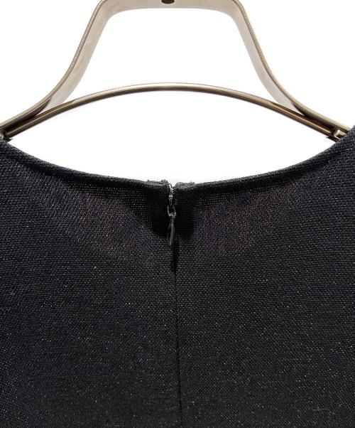 ESTNATION（エストネーション）ESTNATION Linen-Blend Sleeveless Dress with Zip Pockets/リネンブレンド ノースリーブ ZIPポケット ワンピース/21-109-11-050408 ブラック サイズ:36の古着・服飾アイテム