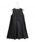 ESTNATION Linen-Blend Sleeveless Dress with Zip Pockets/リネンブレンド ノースリーブ ZIPポケット ワンピース/21-109-11-050408 ブラック サイズ:36：12000円