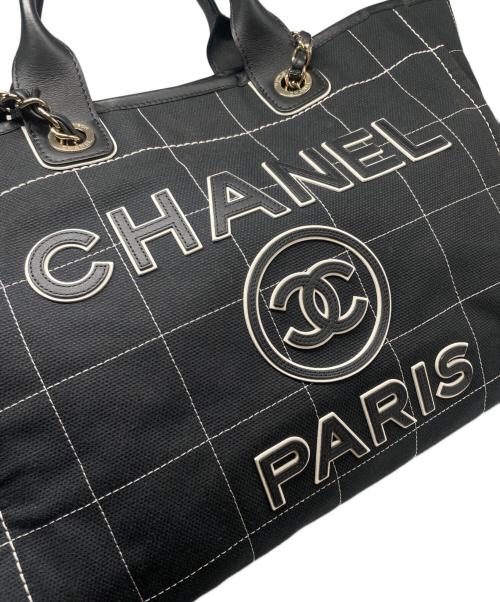 CHANEL（シャネル）CHANEL (シャネル) Deauville GM ドーヴィルGM/A66941 ネイビー サイズ:GMの古着・服飾アイテム